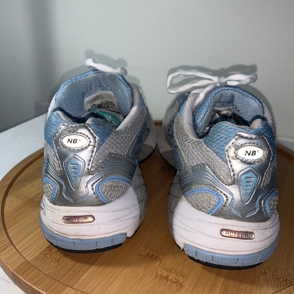 NEW BALANCE 768 Women’s Shoes Silver Baby Blue Abzorb RCTEVR NLOCK - Picture 2 of 7